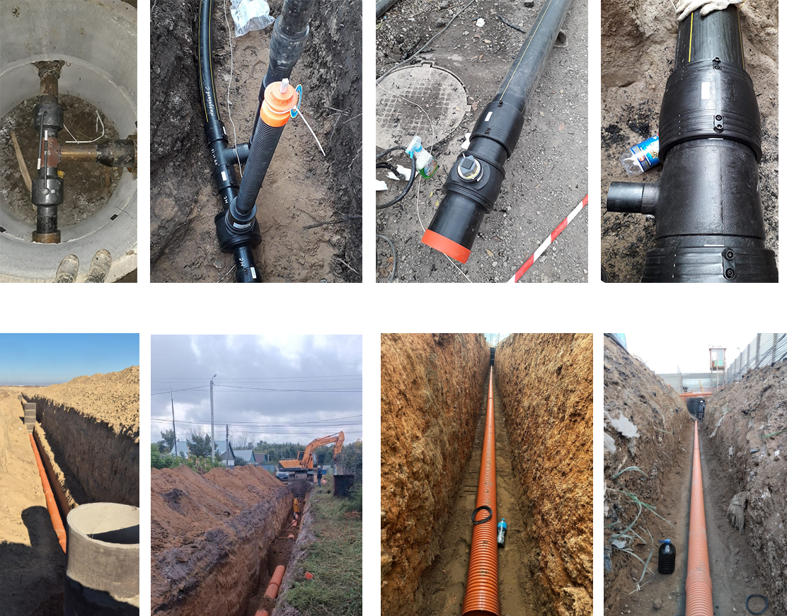 Монтаж систем водопровода, канализации, отопления и газопровода